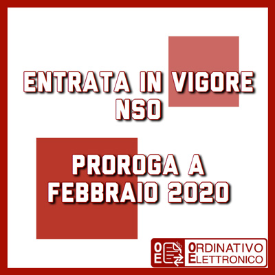 proroga nso febbraio 2020