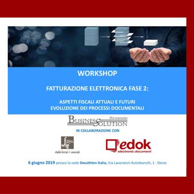 workshop fatturazione elettronica